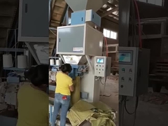 mesin pengemas biji-bijian, mesin pengantongan beras