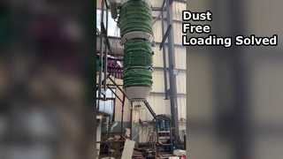 Saluran pemuatan bebas debu, saluran teleskopik penyaring debu bawaan