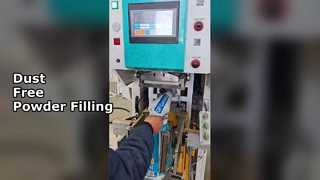 Pengisi katup auger, pengemas katup, pengemas auger, pengisi kantong katup auger dengan penyegelan ultrasonik