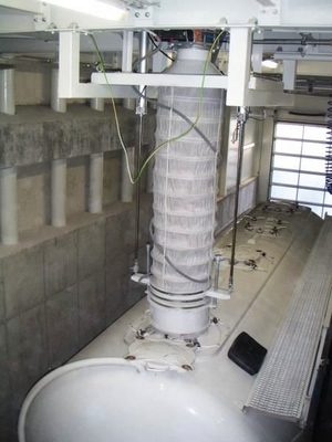 Cement Bulk Container Unloading Equipment System Truck Loading Telescopic Chute