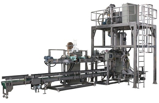 10kg Auto Bagging Machines Conveyor Bottom Filling Fine Powder Degassing