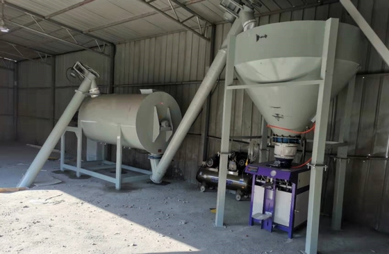 Ready Drymix Mortar Plant Tiles Silica Sand Packing 25T Day