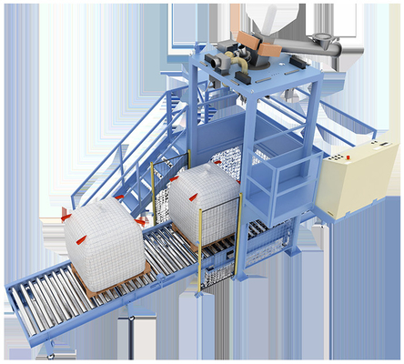 2 Ton Woven Jumbo Bag Filling Station Loading System Bulk Bagging Equipment
