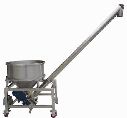 Screw Hoister feeding conveyor machine automatic small flexible screw conveyor machine auger feeder