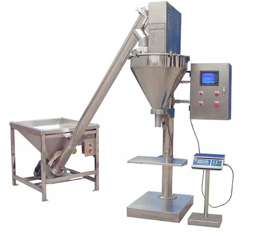 Auger Type Powder Packing Machine Vertical 1kg Food Medicine Biology Chemical