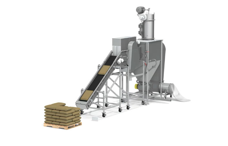 Cement Bag Slitting Machine System Automatic Big Bag Unloading Machine