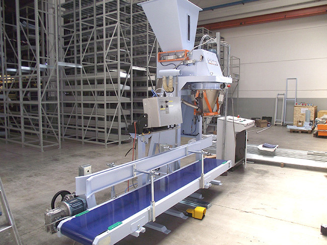 Fertilizer Sand Weighing Bagging Machine Automatic Double Load Cel Mobile